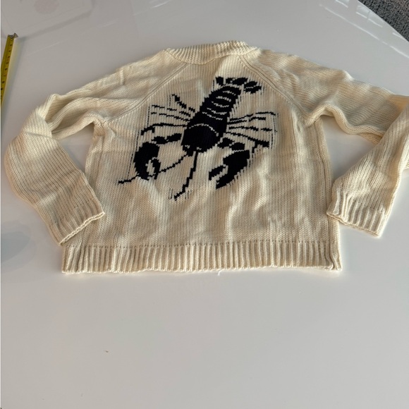 Chunky lobster cardigan small - Picture 1 of 5